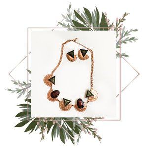 𝙇𝘼𝙎𝙏 𝘾𝙃𝘼𝙉𝘾𝙀MANGO | Earrings&necklace set